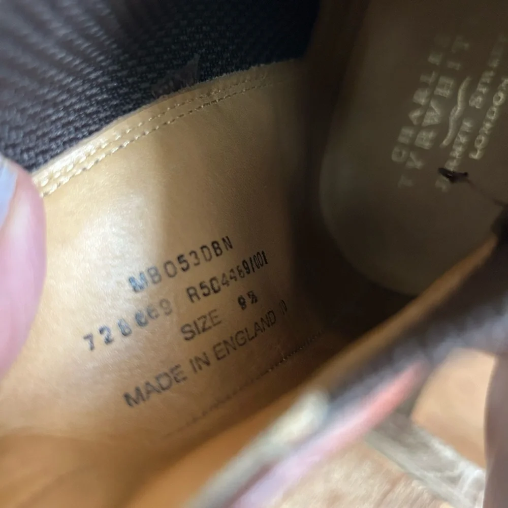 Charles Tyrwhitt Brown Chelsea boots classic pull on size 10.5 us